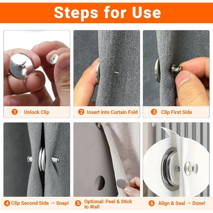 Drapery Magnets Strong Hold Curtain Magnets – PawNexa