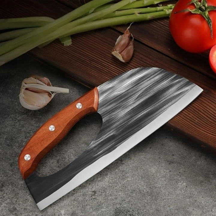Sharp Ergonomic Kitchen Cleaver – PawNexa